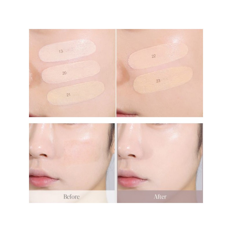 ESPOIR Be Natural Cushion SPF50+ PA++++ 14g*2ea, Color:02 Vanilla