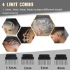 Professional Trimmer Hair Clippers, Cordless Barber Shaving Machine, USB Chargeable