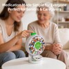 JULOS Daily Pill Dispenser with One-Press Button for Seniors &