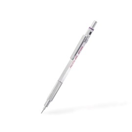 Pacific Arc Chromograph Metal Mechanical Pencil .9 mm Silver Barrel Mechanical Pencil with Built In Lead Pencil Grade Indicator, Lead Pencil Holder for Drafting, Sketching, and Drawing