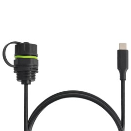 PENGLIN 1 Piece M20 IP68 Waterproof USB 3.1 Type C Coupler, Outdoor USB C Male to Female Panel Mount Adapter