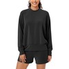 ODODOS Modal Soft Long Sleeve Oversized Sweatshirts for Women Crew