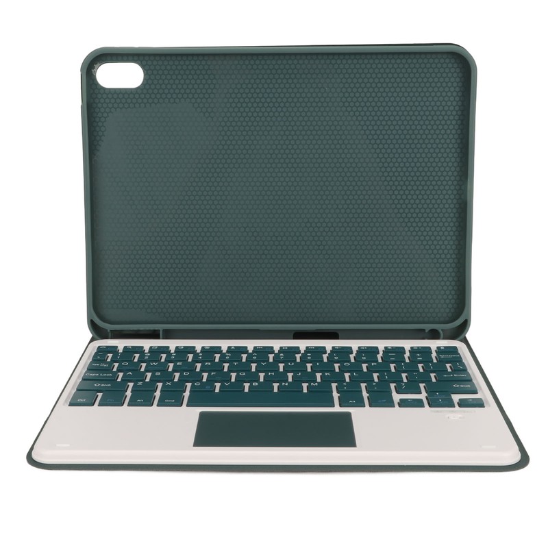 Tablet Case with Magnetic Keyboard Pencil Holder Touchpad for IOS