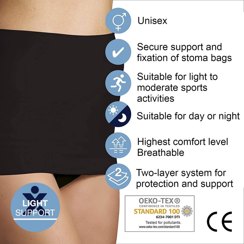 Corsinel StomaSafe Plus Ostomy/Hernia Support Garment Light 3216 by TYTEX