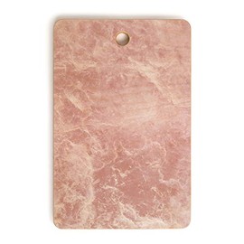 Society6 Anita Bella Jantz Enigmatic Blush Pink Marble 1 Cutting Board, Rectangle