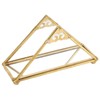 Mirror Jewelry Tray Glass Perfume Storage Tray Jewelry Plate Golden