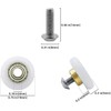 4 PCS Shower Door Rollers Replacement Shower Door Wheels Runners
