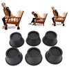 6Pcs Furniture Risers Round Plastic Furniture Lift Riser for Bed