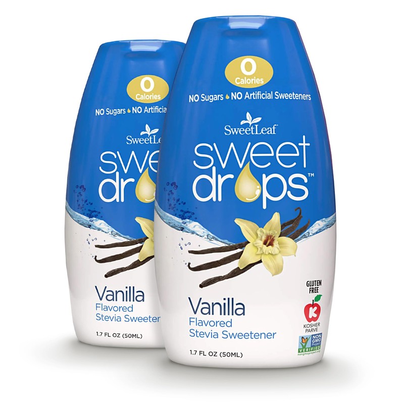 SweetLeaf Sweet Drops Vanilla Stevia Liquid Sweetener - Flavor Foods,