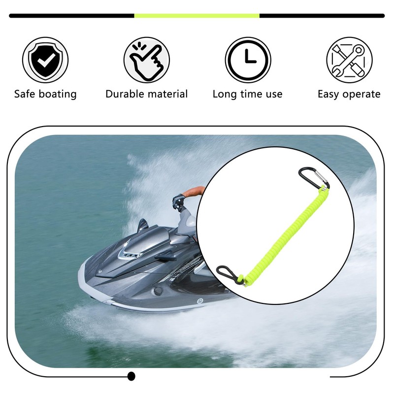AFEISOL Boat Key Lanyard Fit Most Marine Outboard, Replace 8M0092850