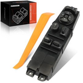 A-Premium - Driver Side Master Power Window Switch - Compatible with Dodge Models - 2001 2002 2003 2004 - Dakota Ram 1500 2500 3500 - Replace 56045538AA, 56045538AB
