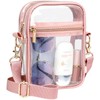 Clear Bag Stadium Approved - Durable Waterproof Crossbody Messenger Purse
