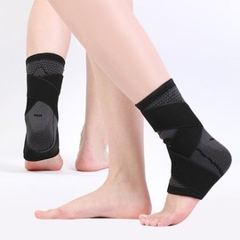 Ankle Compression Taping for Achilles Tendon and Malleolus Support Pink M 3ea