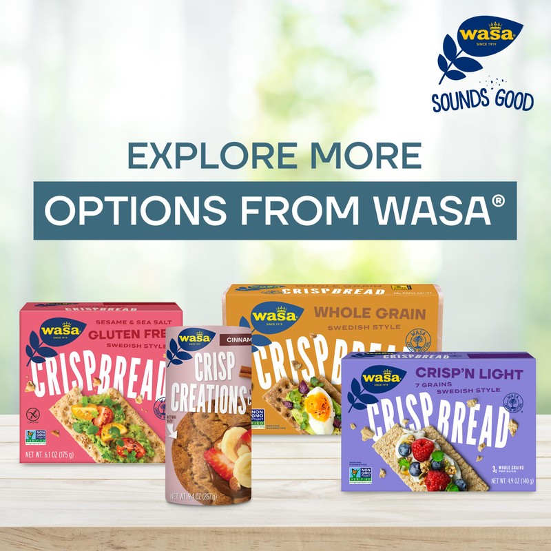 Wasa Sesame and Sea Salt Crisp Creations, 8.3 oz. (Pack