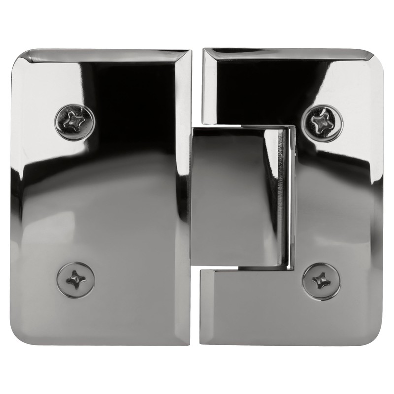 CRL Chrome With Brass Accents Pinnacle 180 Series 180 Degree