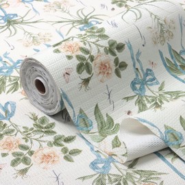 Tatyanna Drawer and Shelf Liner for Kitchen Cabinets Non Adhesive Cabinet Liners Floral Shelf Liners Strong Grip Non-Slip Drawer Liner Waterproof Easy to Clean Cupboard Dresser Liner 12IN x 10FT