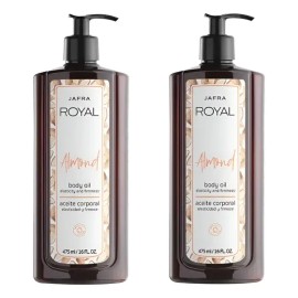 Aceite Corporal Jafra Royal Almond de Almendras para Todo Tipo de Piel - Pack con 2 de 475 mL