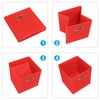 PATIKIL Foldable Storage Cube Bins, Fabric Storage Bins Cube Organizer