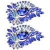 2Pcs Corsage Brooch Fashion Retro Exquisite Alloy Pins Applique Clothing