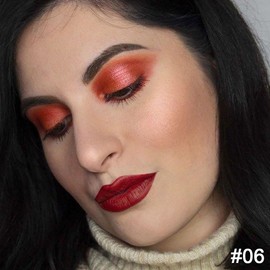 evpct 1Pcs Dark Red Lip Liner and Lipstick Set Kit for Women DNM Matte Lips Kit with Lip Liner Lip Stains Long Lasting Waterproof 24 Hour Lipstick and Lip Liners Combo Lipliners Pencil Set 06#