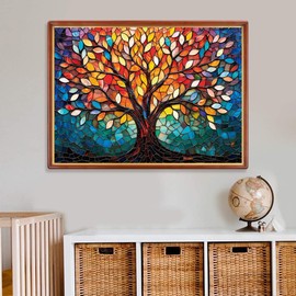 AveJoys Jigsaw Puzzles for Adults 1000 Piece Tree of Life 27.56 x 19.69 Inch Jigsaw Puzzle for Adults Educational Game 1000 Pieces Puzzles for Adult