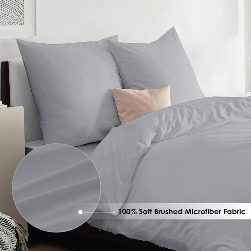 REHAN & CO Single Duvet Cover Sets – Soft Brushed