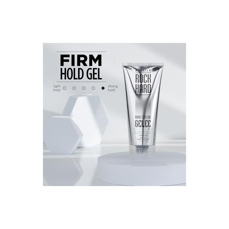 BioSilk Rock Hard Gelee Firm Hair Hold, 6 Ounce