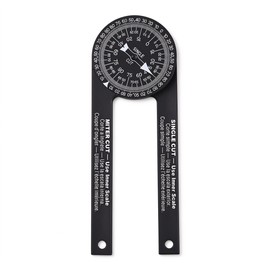 Miter Saw Protractor for Woodworking – High Precision Angle Finder for Building Trades