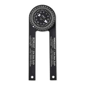 Miter Saw Protractor for Woodworking – High Precision Angle Finder for Building Trades
