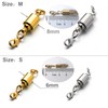 Zpsolution Screw-in Locking Magnetic Jewelry Clasps for Necklace 6mm