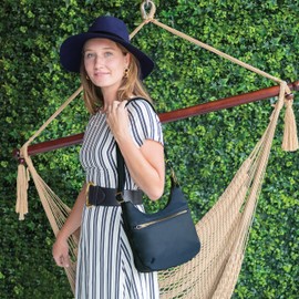 Travelon 43198 711 Anti-Theft Tailored Hobo Bag, Sable, One Size