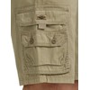 Lee Mens Dungarees Big Tall Cargo Shorts With Belt, khaki
