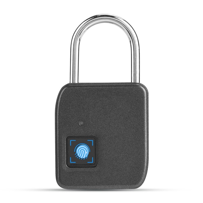 FipiLock Smart Fingerprint Padlock Anti theft Warehouse Dormitory Door Padlock(Gold)