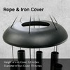 80" Extra Large Deep Tone Metal WindChimes with 6 Thickened