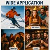 Sunnychicc 1 Set 5 ft Shot Board with 4 Stainless