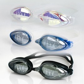 Headquarters Basic Elle Adult Anti-Fog Swimming Goggles BEP-RC08 / 본사 베이직엘르 성인 김서림방지 수경 물안경 BEP-RC08