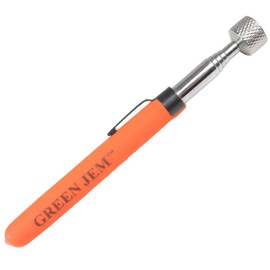 Green Jem HTMPT10 Magnetic Pick Up Tool, Orange, 10 lb