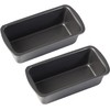 JJYHEHOT 2PCS Small Loaf Pan for Baking Bread, 1lb Bread