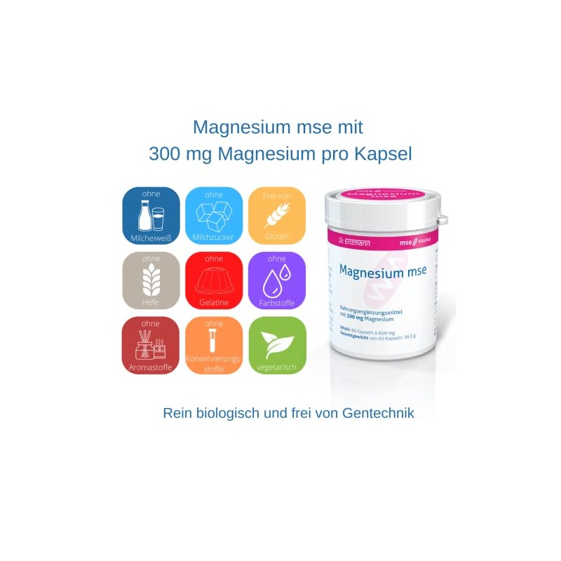 Magnesium mse - 60 Kapseln