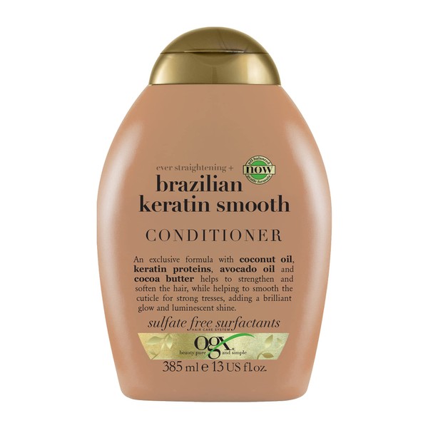Ogx Conditioner Brazilian Keratin Therapy 13 Ounce (384ml) (3 Pack)