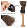 Wooden Neck Duster Brush Broken Hair Cleaning Sweep Hairdresser Neck