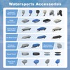 Explore Land Universal Kayak Cockpit Drape Waterproof Seal Cockpit Cover