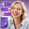 28 Parches De Limpieza De Dientes Morados Para Blanquear Los