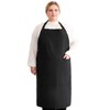 Livdouyu Plus Size Aprons for Women, Funny Black Aprons Adjustable