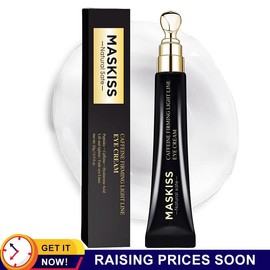 Maskiss Revitalize Your Eyes: Discover the Ultimate Caffeine Eye Cream for Anti-Aging and Dark Circle Solutions Skincare Hydrating - Specification: 1 Count
