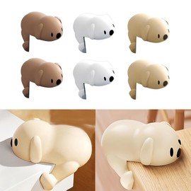 6 Pack table corner protectors for baby,Cute Dog Shaped baby proofing edge protectors for Kids,Silica Gel Furniture Corner Guard, Fun Cute & Colorful Safety Bumpers with Strong Adhesion, Child Safety.