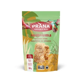 Prana Sumsuma Organic Sesame Squares | Made with Cane Sugar | Two Ingredients Non-GMO, Gluten Free, Vegan Superfood Snack (150g)
