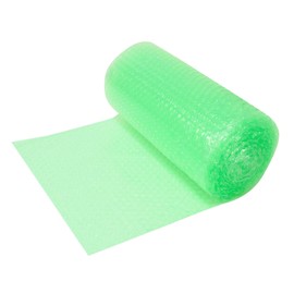 Triplast Decayable Green Bubble Wrap Roll (300mm x 10m) | Small Air Bubble Cushioning Bubble Wrap for Moving House, Fragile Item Packaging and Protective Wrapping for Shipping & Storage