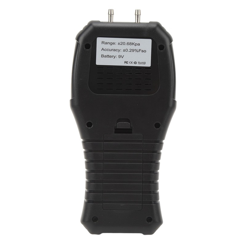 Digital Manometer Handheld HVAC Manometer Gas Air Pressure Meter Gauge