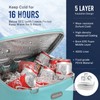 VKKZAAW Cooler Backpack,36Cans Backpack Cooler Insulated Leak Proof Waterproof Soft